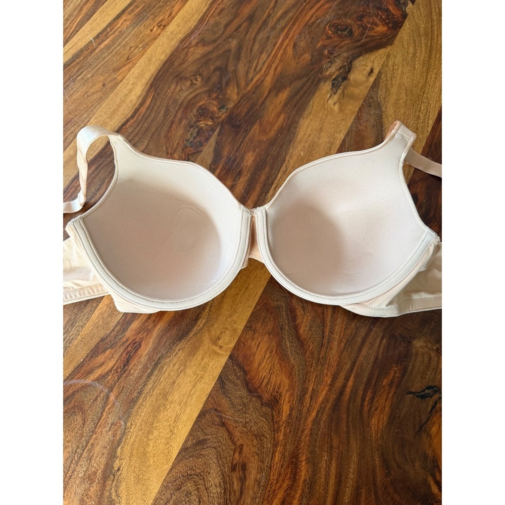 Vanity Fair Beauty Back Full Figure Underwire Bra Nude Beige Satin 76338 44C - Picture 4 of 7